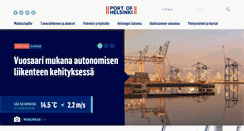 Desktop Screenshot of portofhelsinki.fi